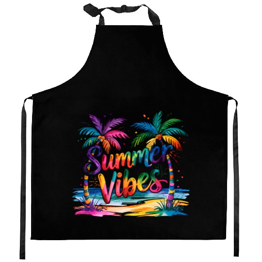 Summer Vibes Kitchen Aprons