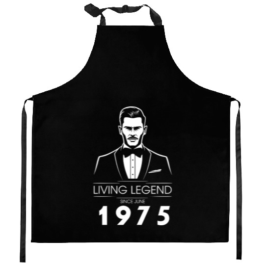 50th birthday Living Legend (GENT) since 06/1975 Kitchen Aprons