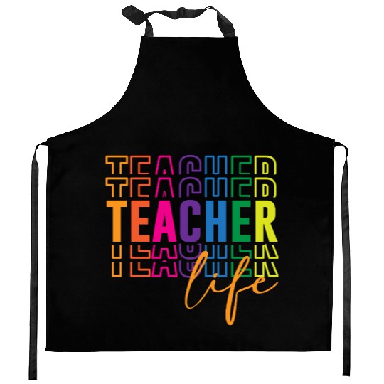 Teacher Life Kitchen Aprons