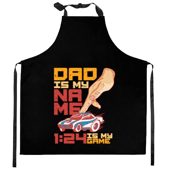 Slot Car Dad Racing RC Car Drag Racing Kitchen Aprons