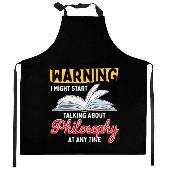 Talking About Philosophy Philosopher Design Kitchen Aprons