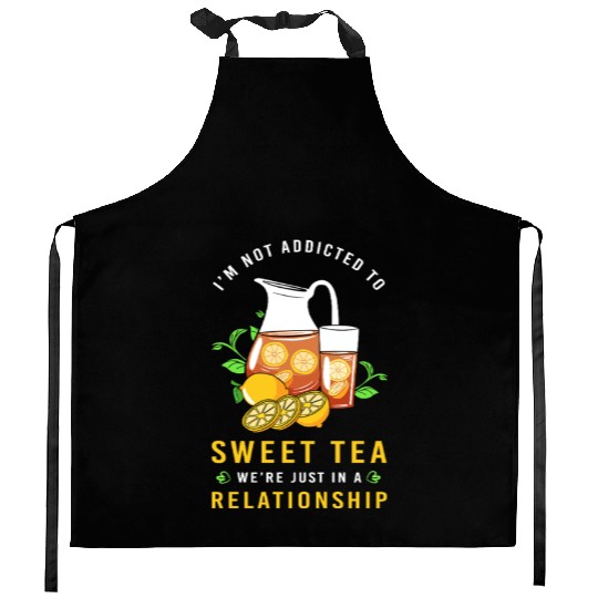 Morning Drink Sweet Tea Kitchen Aprons