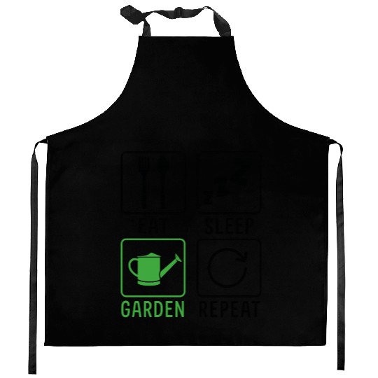 Eat Sleep Code Repeat – Funny Programmer Lifestyle Kitchen Aprons