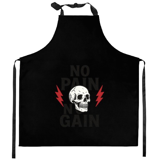 No Pain No Gain Kitchen Aprons