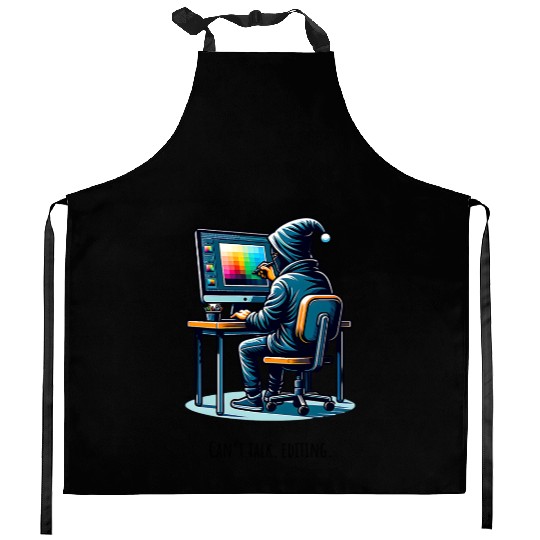 Editing Hacker - Creative in the Tunnel Kitchen Aprons