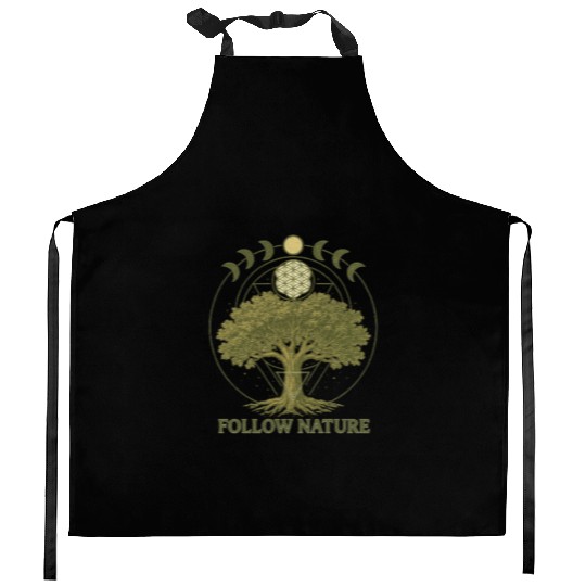 Follow Nature Tree of Life Kitchen Aprons