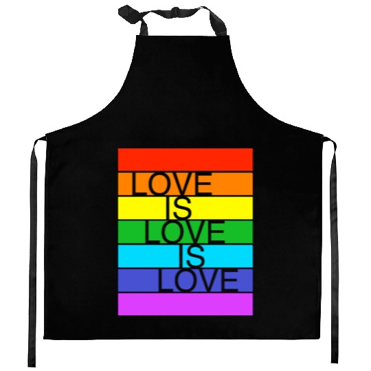 Love is Love is Love Kitchen Aprons