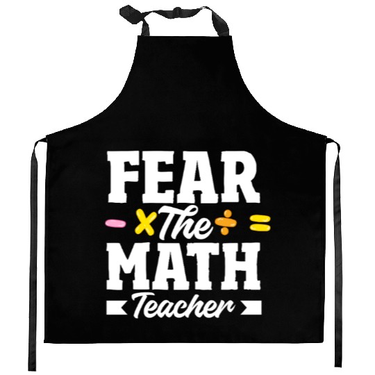 Math Teacher Fear The Math Teacher Equation Kitchen Aprons