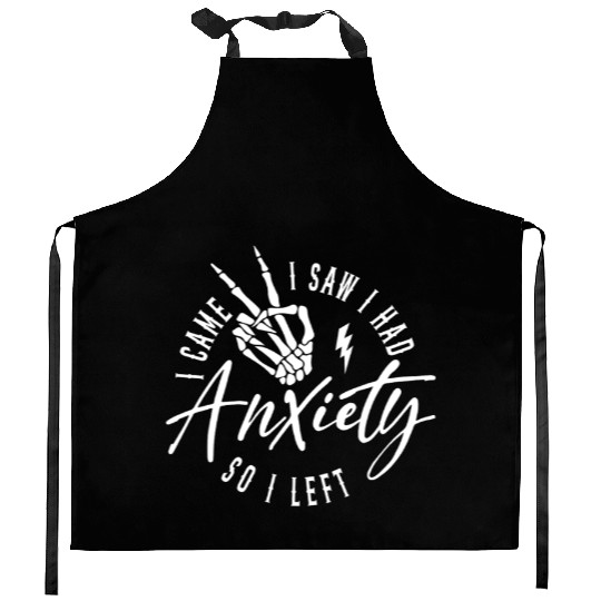 Motivational Quotes Anxiety Kitchen Aprons