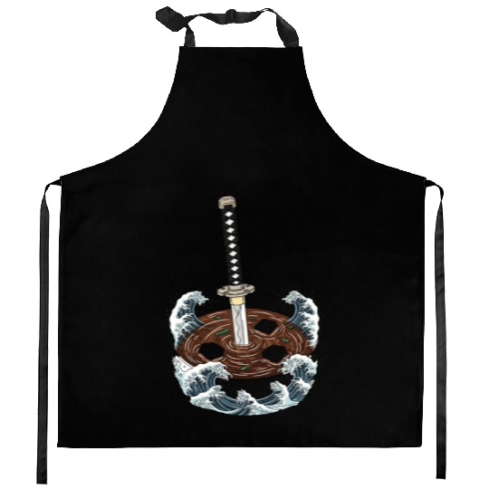 Katana Miso Bowl: Samurai Soup Kitchen Aprons