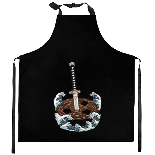 Katana Miso Bowl: Samurai Soup Kitchen Aprons