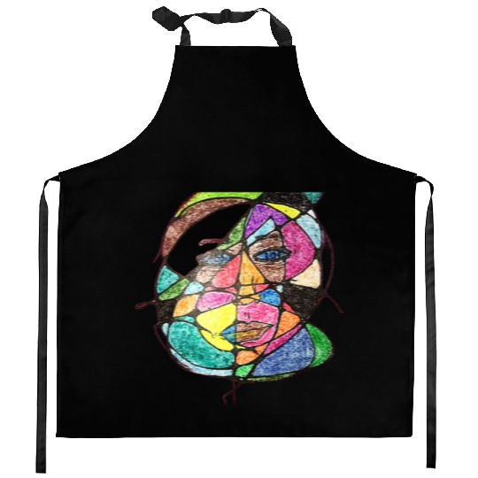 Vivid Spectrum Visage Kitchen Aprons