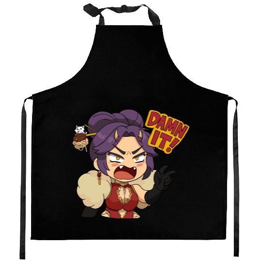 OniGiri AKA Giri Mario Party Style Sticker DAMN IT Kitchen Aprons