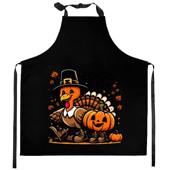 Halloween Cousin Crew Kitchen Aprons