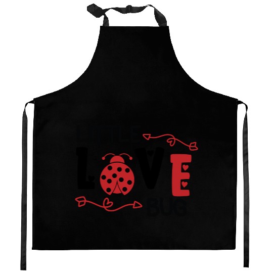 Valentine Little Love Bug Kitchen Aprons