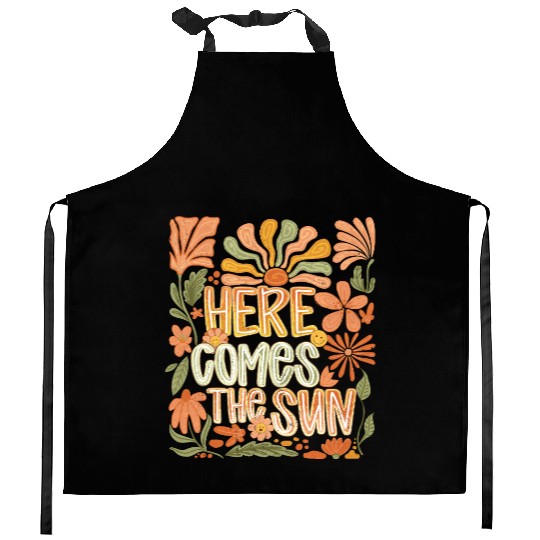 Here Come the Sun Summer Vacation Kitchen Aprons