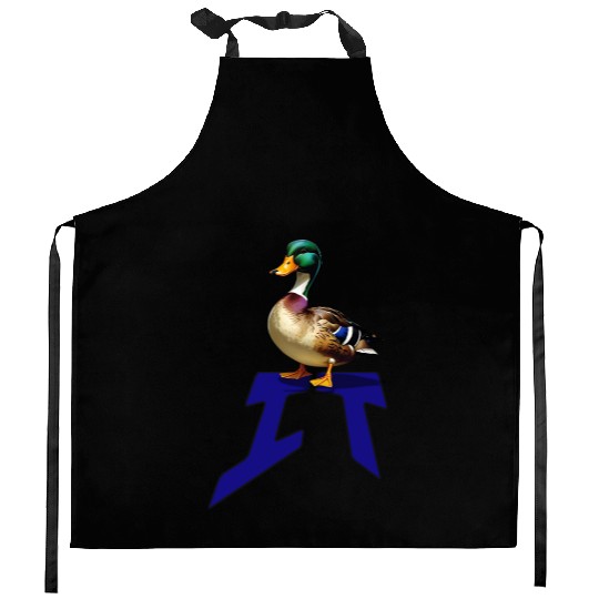 Mallard Duck on the word IT Kitchen Aprons