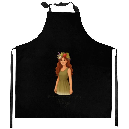 Virgo Woman – Grace in Every Detail Kitchen Aprons