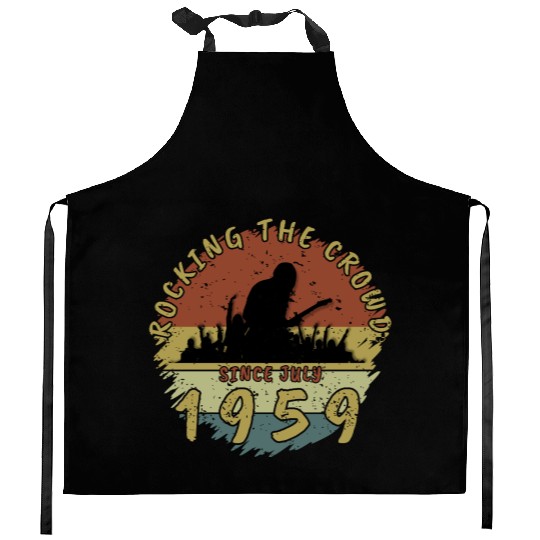 66th Birthday Rocking The Crowd GIT 07/1959 Kitchen Aprons