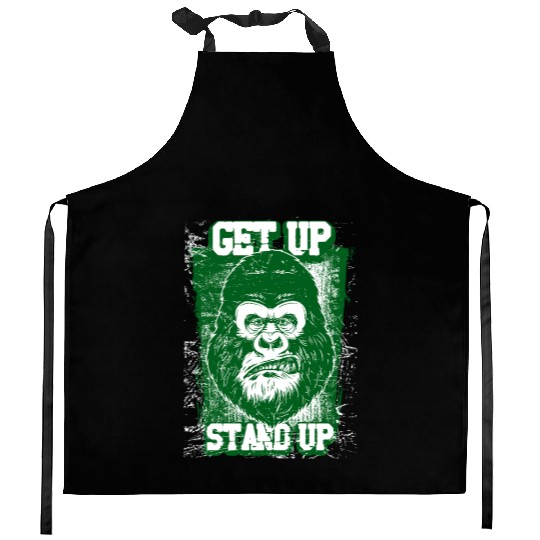 "Rise Like a Gorilla" Kitchen Aprons