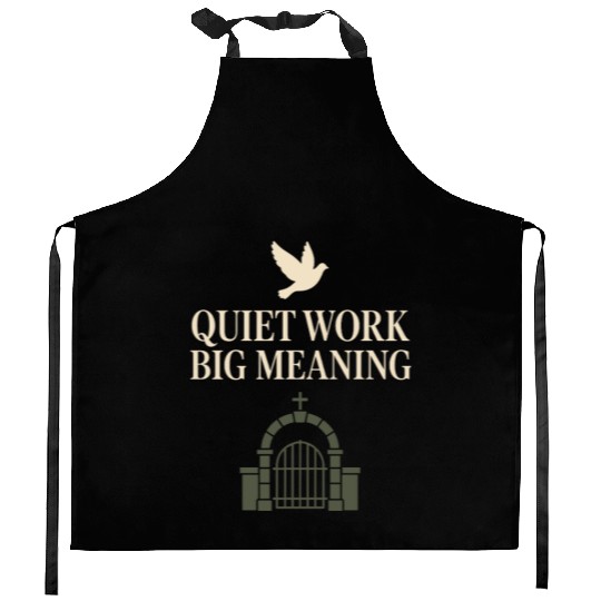 Cemetery Worker Groundskeeper Graveyard Memorial Kitchen Aprons