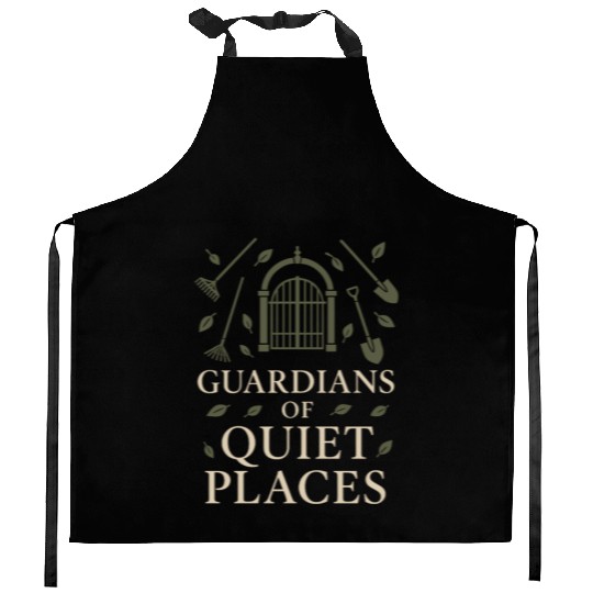 Cemetery Worker Groundskeeper Graveyard Memorial Kitchen Aprons