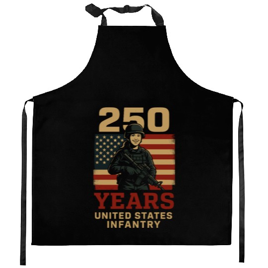250 Years United States Infantry American Military Kitchen Aprons