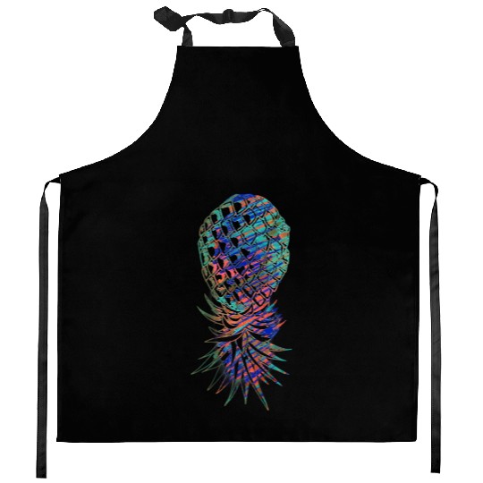 Neon Pineapple Kitchen Aprons