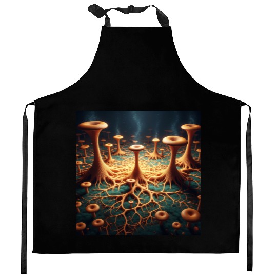 Fungi Forest Dream Kitchen Aprons