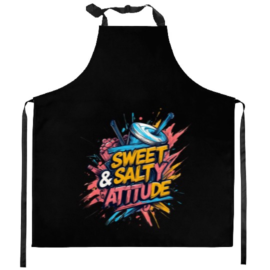 Sweet & Salty Attitude Kitchen Aprons