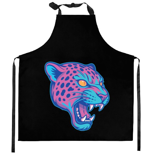 Jaguar pastel Kitchen Aprons