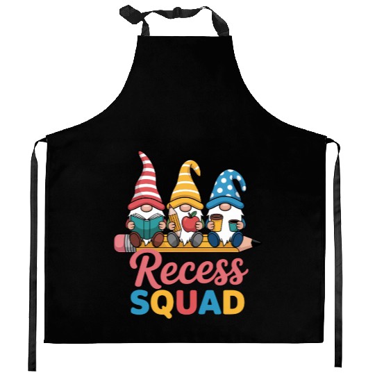 Recess Squad Teacher Para Playground Student Kitchen Aprons