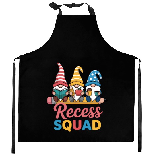 Recess Squad Teacher Para Playground Student Kitchen Aprons