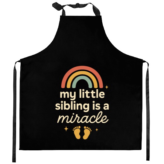 NICU Sibling Preemie Big Brother Big Sister Kitchen Aprons