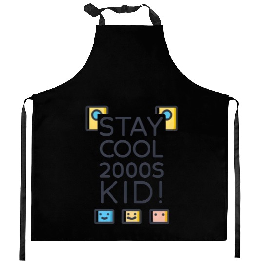 Stay Cool 2000s Kid – Y2K Retro Kitchen Aprons