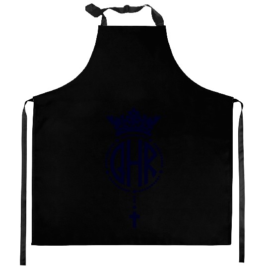 Queen of the Holy Rosary Church Logo Kitchen Aprons