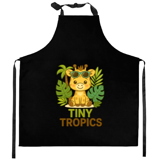 Tiny Tropics Giraffe Kitchen Aprons