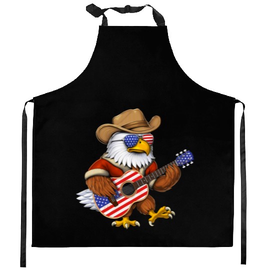 American Bald Eagle Kitchen Aprons