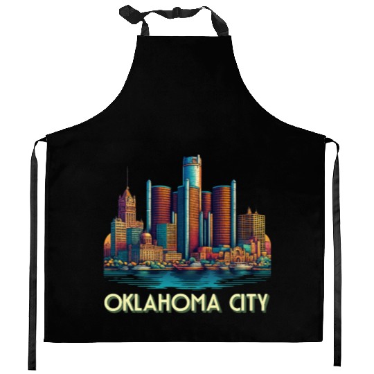 Oklahoma City Oklahoma USA Kitchen Aprons