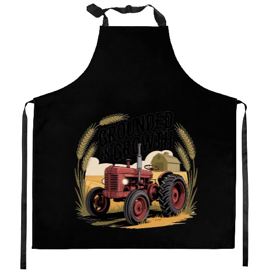 Grounded in Growth Kitchen Aprons