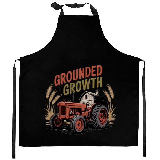 Grounded in Growth Kitchen Aprons