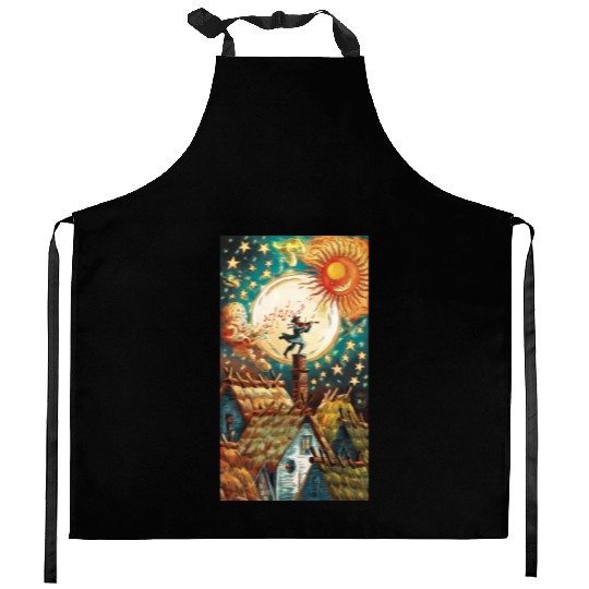 Twilight Troubadour Kitchen Aprons