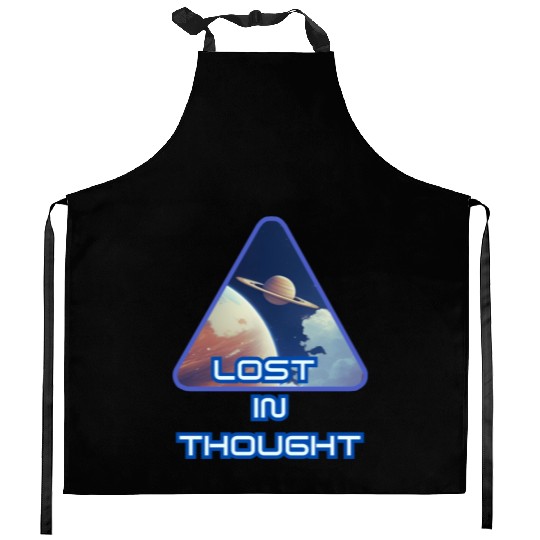 Cosmic Planet Saturn Space Design Kitchen Aprons
