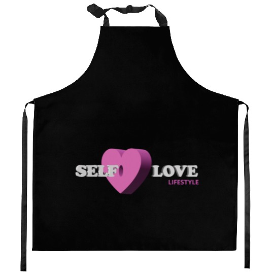 3D Self Love Kitchen Aprons