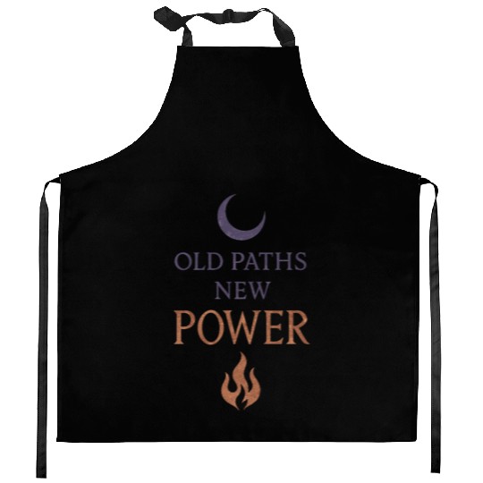Pagan Pride Wiccan Lifestyle Earth Magic Witch Kitchen Aprons