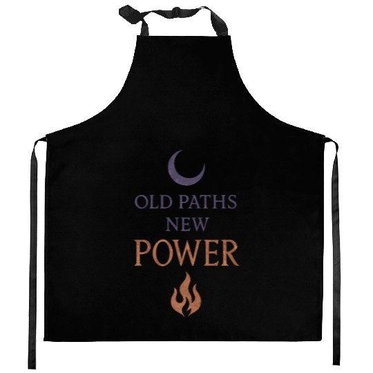 Pagan Pride Wiccan Lifestyle Earth Magic Witch Kitchen Aprons