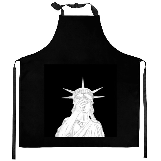 Oh the shame Statue of Liberty US for sale chaos Kitchen Aprons