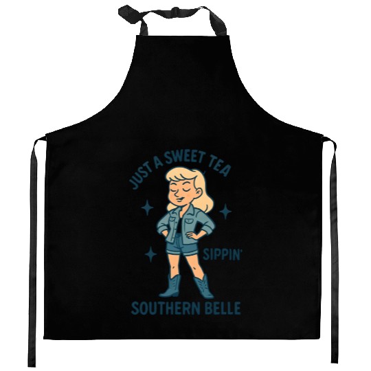 Sweet Tea Southern Belle Kitchen Aprons
