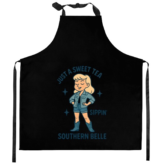 Sweet Tea Southern Belle Kitchen Aprons