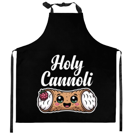 Holy Cannoli Sicily Italian Pride Food Kitchen Aprons